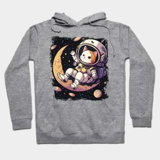 Cat Astronaut, Space Kitty, Catronaut - Funny Cats Hoodie